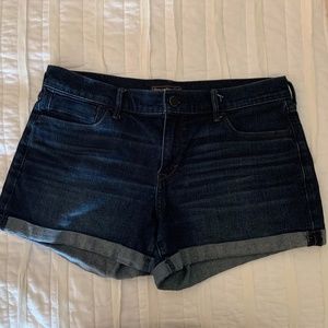 A&F Dark Denim Shorts